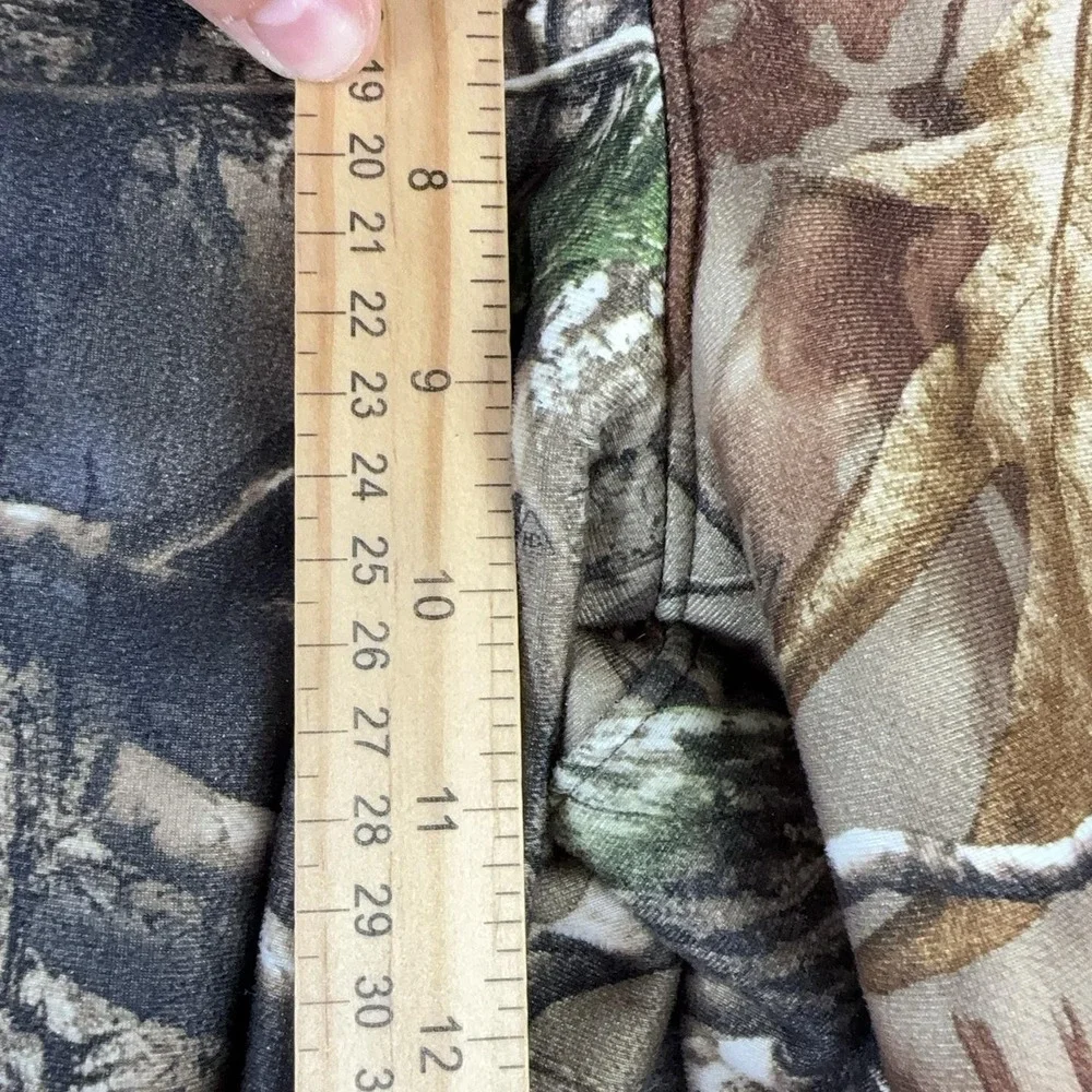 Under Armour Camo Pants Boys XL Brown Fleece Lined Thermal Cargo Hunting YXL